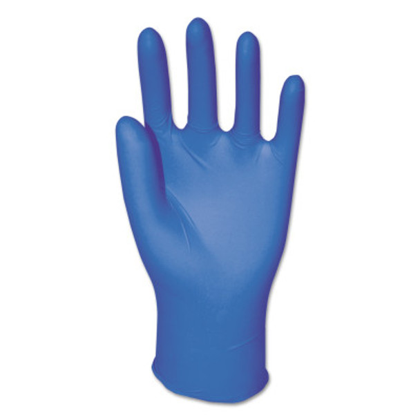 Disposable Nitrile Gloves, Unlined, Rolled Cuff, 5 Mil, Large, Blue (100 EA / BX)