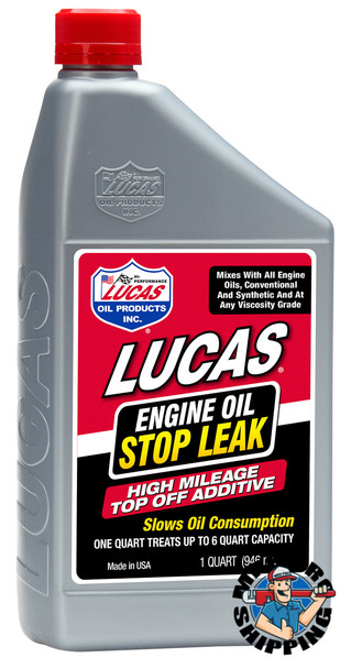 Lucas Oil Engine Oil Stop Leak Top Off Additive, 1 Quart (12 BTL / CS)