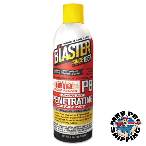 Blaster PB Penetrating Catalysts, Liquid Lubricant/Rust Inhibitor, Can, 8 oz (12 CS/EA)