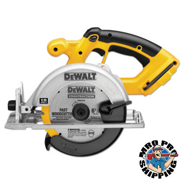 DeWalt Cordless Circular Saws, 18 V, 6 1/2 in Blade, 16 mm Arbor, 3,700 rpm (1 EA/EA)