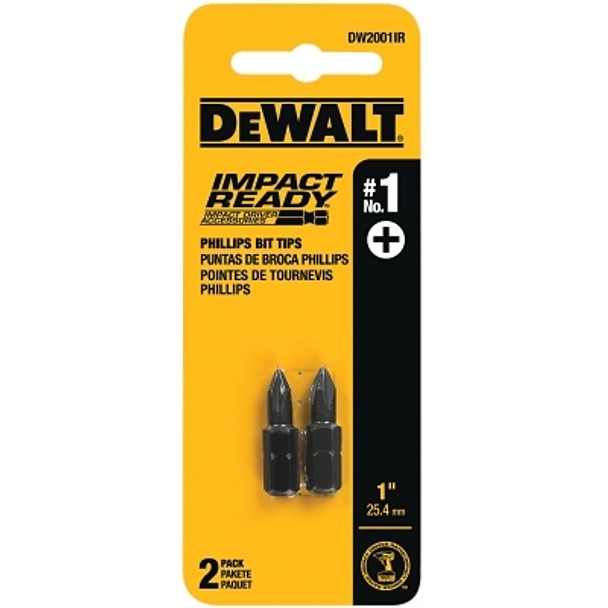 DeWalt Impact Ready Power Bits, #1, Phillips (1 EA / EA)