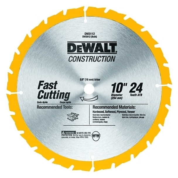 DeWalt 10" 24T THIN KERF TABLE (1 EA / EA)