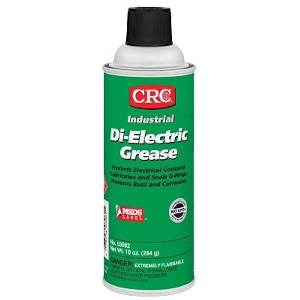 CRC Dielectric Grease Compound, 16 oz Aerosol Can w/Perma-Lock 2-Way Integrated Actuator, 10 wt oz, NLGI Grade 2 (12 CAN / CS)