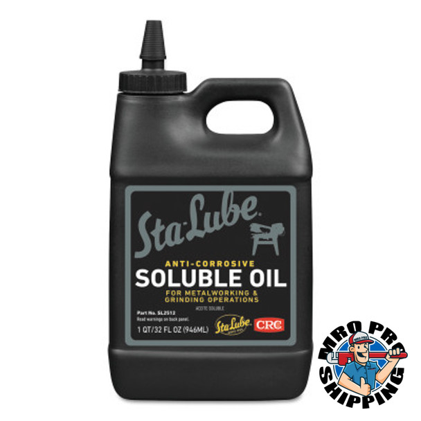 Sta-Lube Soluble Oil, 1 qt, Bottle (12 BO / CA)