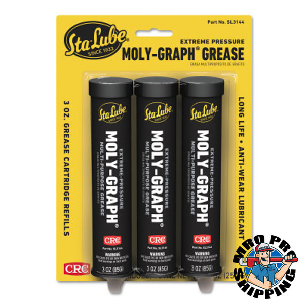 Extreme Pressure Moly-GraphMulti-Purpose Grease, 3 oz,  Cartridge (6 SET / CS)