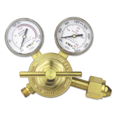 Gentec Single Stage Regulators, Acetylene, CGA 300, 400 psi inlet (1 EA ...