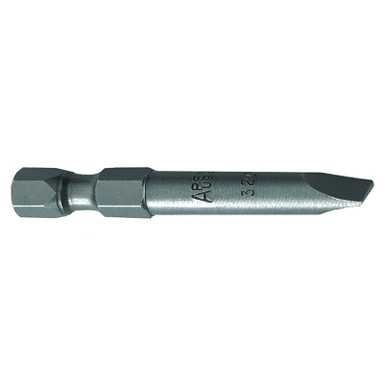 APEX Slotted Power Bits, 4F-5R, 1/4 in Drive, 2 3/4 in (1 BIT / BIT)