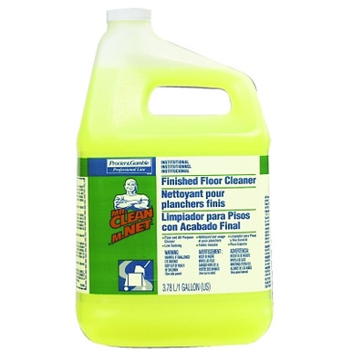 Procter & Gamble Mr. Clean Finished Floor Cleaner, 1 gal, Bottle, Lemon ...