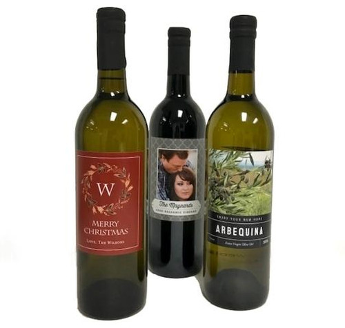 Custom labeled bottles - EVOO - balsamic