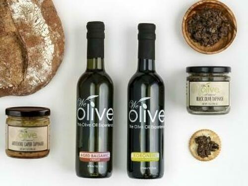 EVOO-aged-balsamic-vinegar-artichoke tapenade-olive-tapenade.jpg