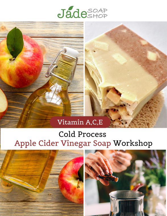 NP02 - Cold Process Apple Cider Vinegar Soap Workshop | Vitamin A, C, E