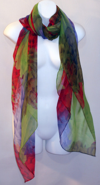 botanical print scarves & wraps