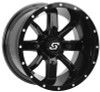 HOLLOW POINT WHEEL 14X10 4/156 5+5 (0MM) BLACK  570-1335