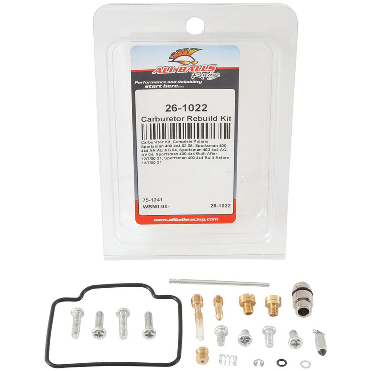 Carburetor Rebuild Kit  26-1022 Carburetor Rebuild Kit  26-1022