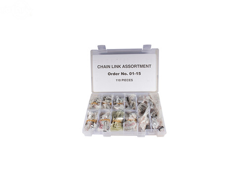 ROLLER CHAIN LINK ASSORTMENT SHELF DISPL  15