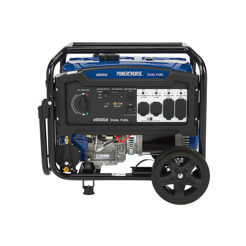 Powerhorse Generator | 9500 Surge Watt | Dual Fuel | Electric Start