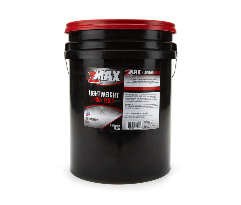 Zmax Lightweight Shock Fluid 0w3 5-Gallon Pail ZMA88-208