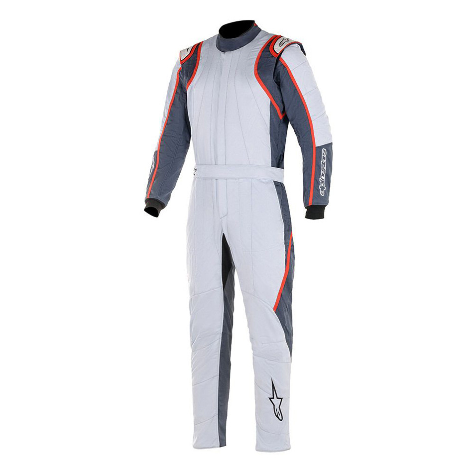 Alpinestars Usa Suit Gp Race V2 Silver / Gray Red X-Lrg/Xx-Large 3355121-1913-62