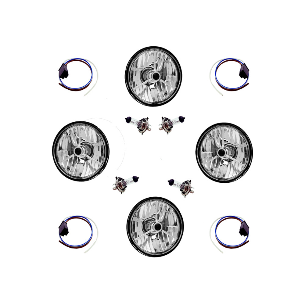 Auto-Loc 1958-1982 Chevrolet Corv Ette 5-3/4In Tri-Bar H4 Autdc1Fa Auto-Loc 1958-1982 Chevrolet Corv Ette 5-3/4In Tri-Bar H4 Autdc1Fa