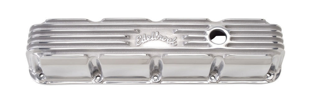 Edelbrock Sbm Classic Finned V/C'S - Polished 4177