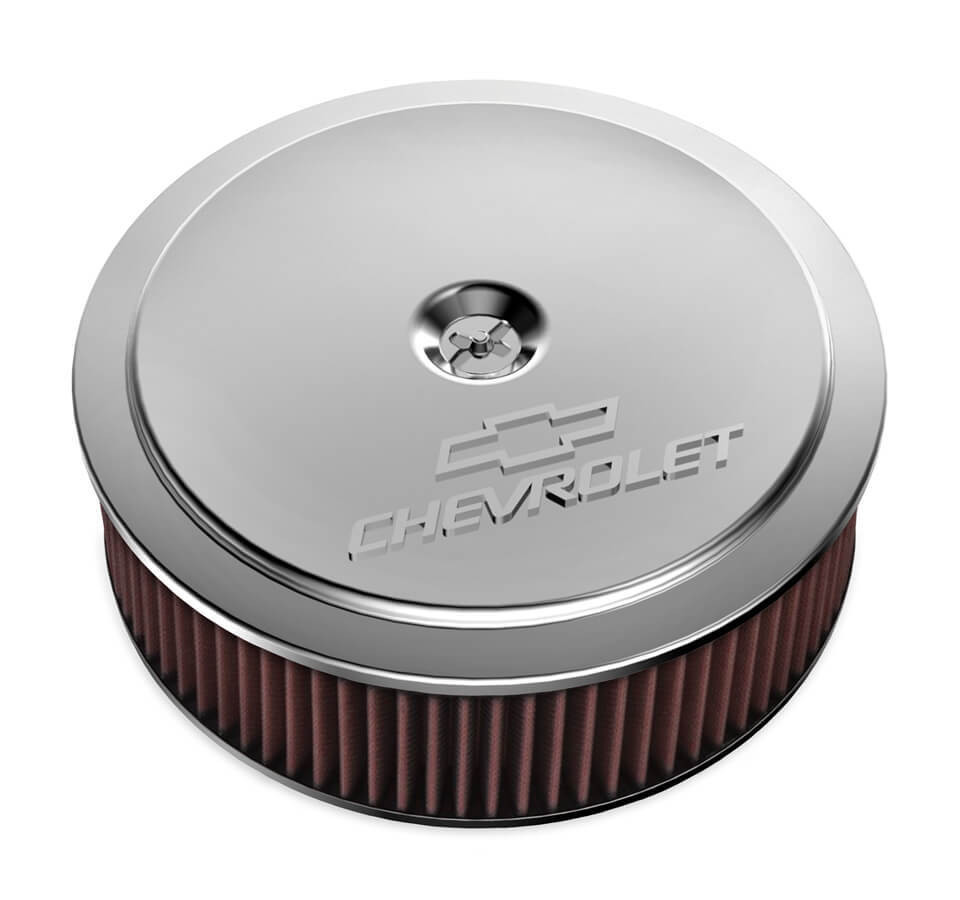 Holley 14 X 4 Air Cleaner  Gm Muscle Series Polished 120-223