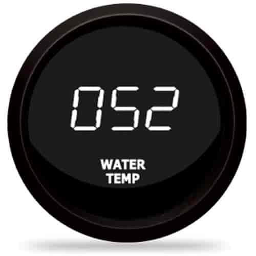 Intellitronix 2-1/16 Led Digital Water Temp Gauge 18-255 Degr M9113W