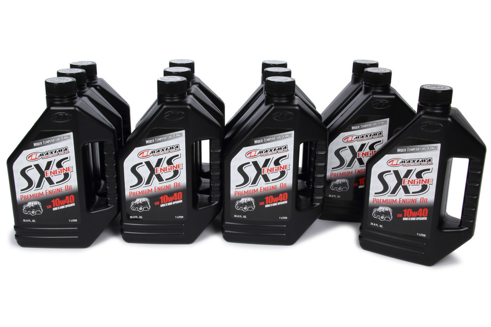 Maxima Racing Oils Sxs Premium 10W40 Case 12 X 1 Liter 30-04901 Maxima Racing Oils Sxs Premium 10W40 Case 12 X 1 Liter 30-04901