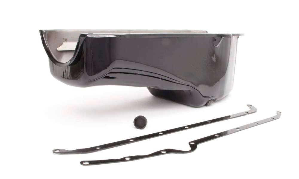 Racing Power Co-packaged 55-78 SBC Oil Pan Black RPCR7108P