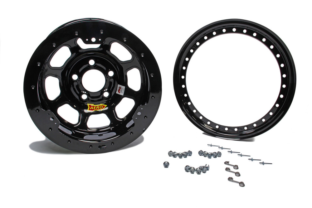 Aero Race Wheels 15x8 3in 5.00 Black (ARW53-185030)