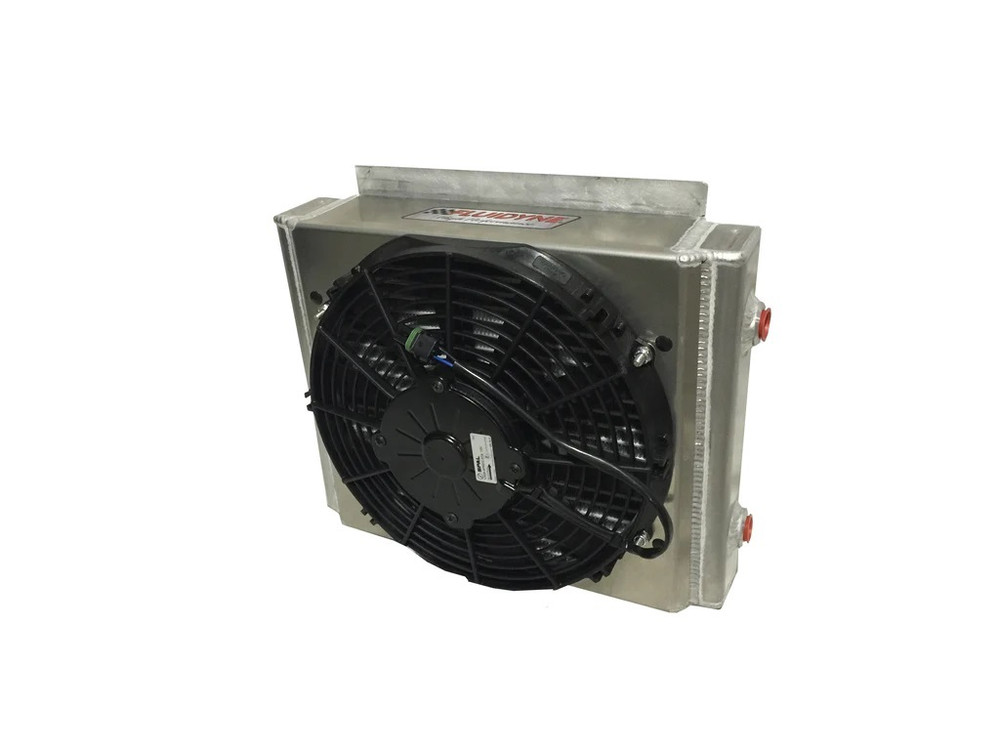 Fluidyne Performance Transmission Cooler w/ Fan Dbl Pass (DUNOGEN.DB-30613.DP.F)
