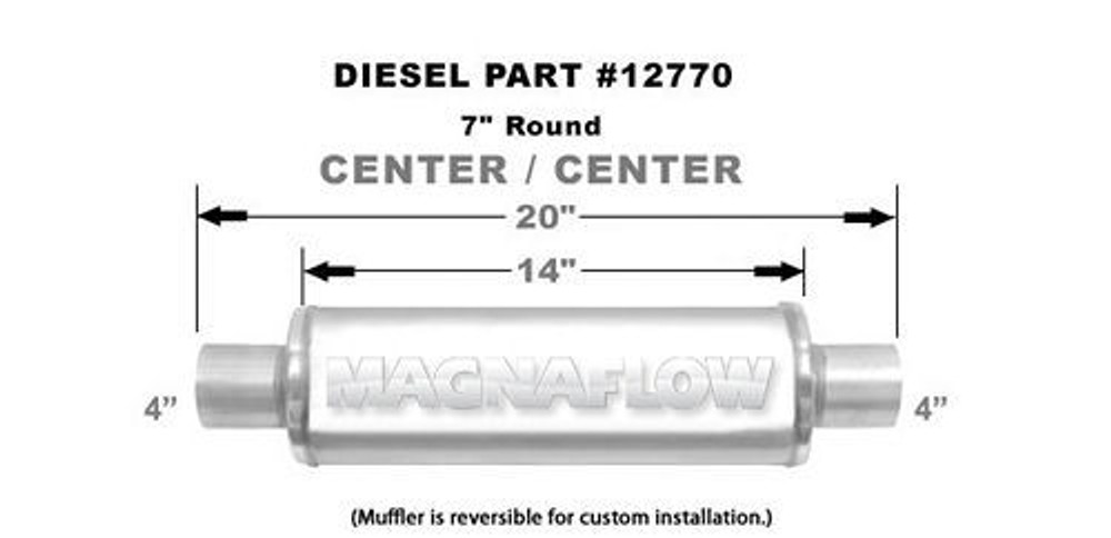 Magnaflow Perf Exhaust Stainless Steel Muffler (MAG12770)