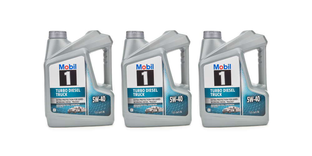 Mobil 1 5w40 Turbo Diesel Oil Case 3 x 1 Gallon (MOB127097)