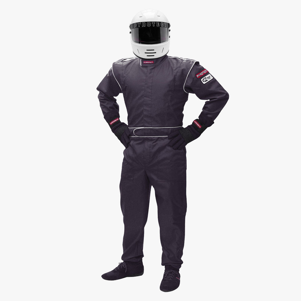 Pyrotect Suit Junior Medium Black SFI-1 (PYRJS100120)