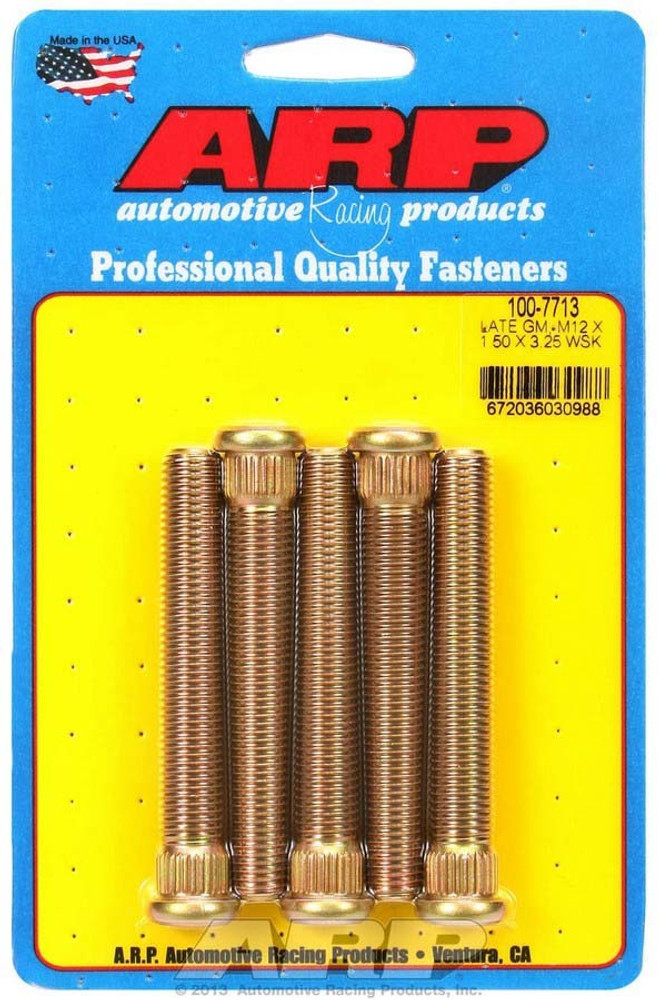 Arp Wheel Stud Kit - M12X1.5 3.250/.509 Knurl 100-7713
