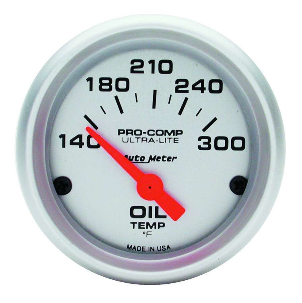 Autometer Ultra-Lite 2-1/16 Oil Temp. 140-300 F. Elect. 4348 Autometer Ultra-Lite 2-1/16 Oil Temp. 140-300 F. Elect. 4348
