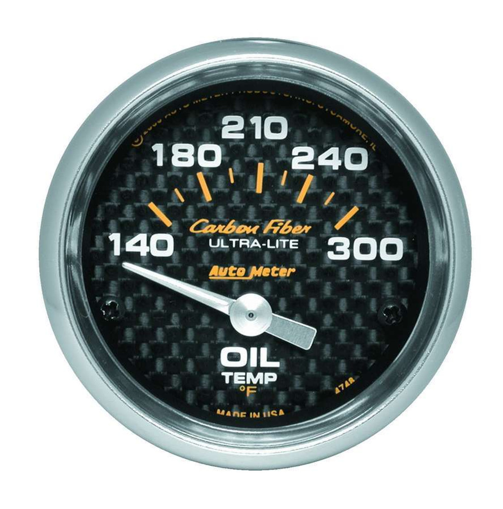 Autometer 2-1/16In C/F Oil Temp. Gauge 140-300 4748 Autometer 2-1/16In C/F Oil Temp. Gauge 140-300 4748