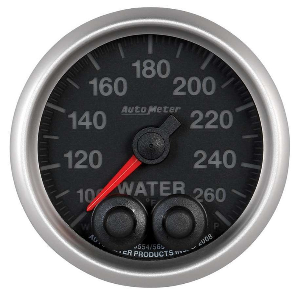 Autometer 2-1/16 E/S Water Temp. Gauge - 100-260 5654 Autometer 2-1/16 E/S Water Temp. Gauge - 100-260 5654
