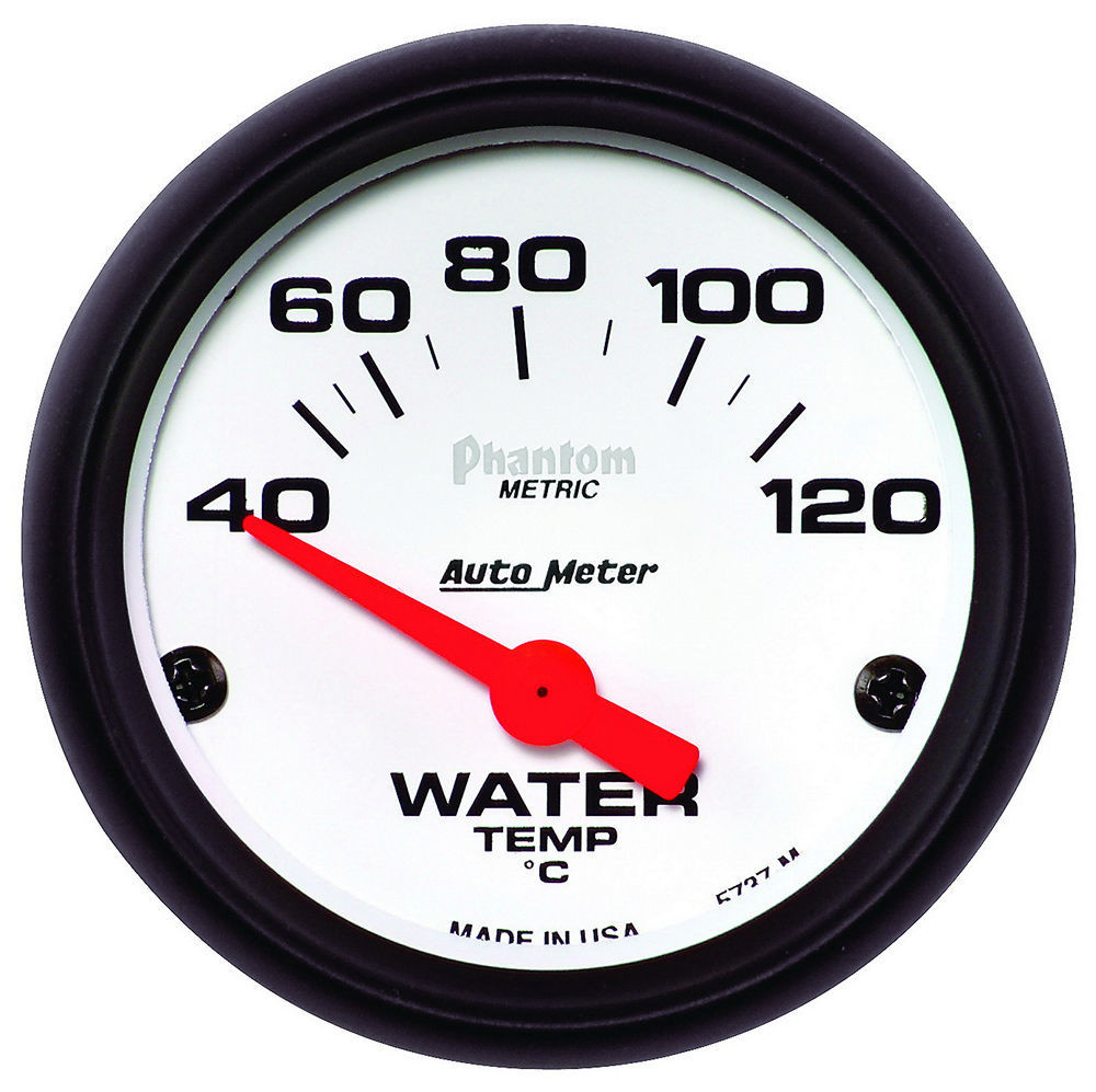 Autometer 2-1/16 Phantom Water Tmp Gauge - Elec. 5737-M Autometer 2-1/16 Phantom Water Tmp Gauge - Elec. 5737-M