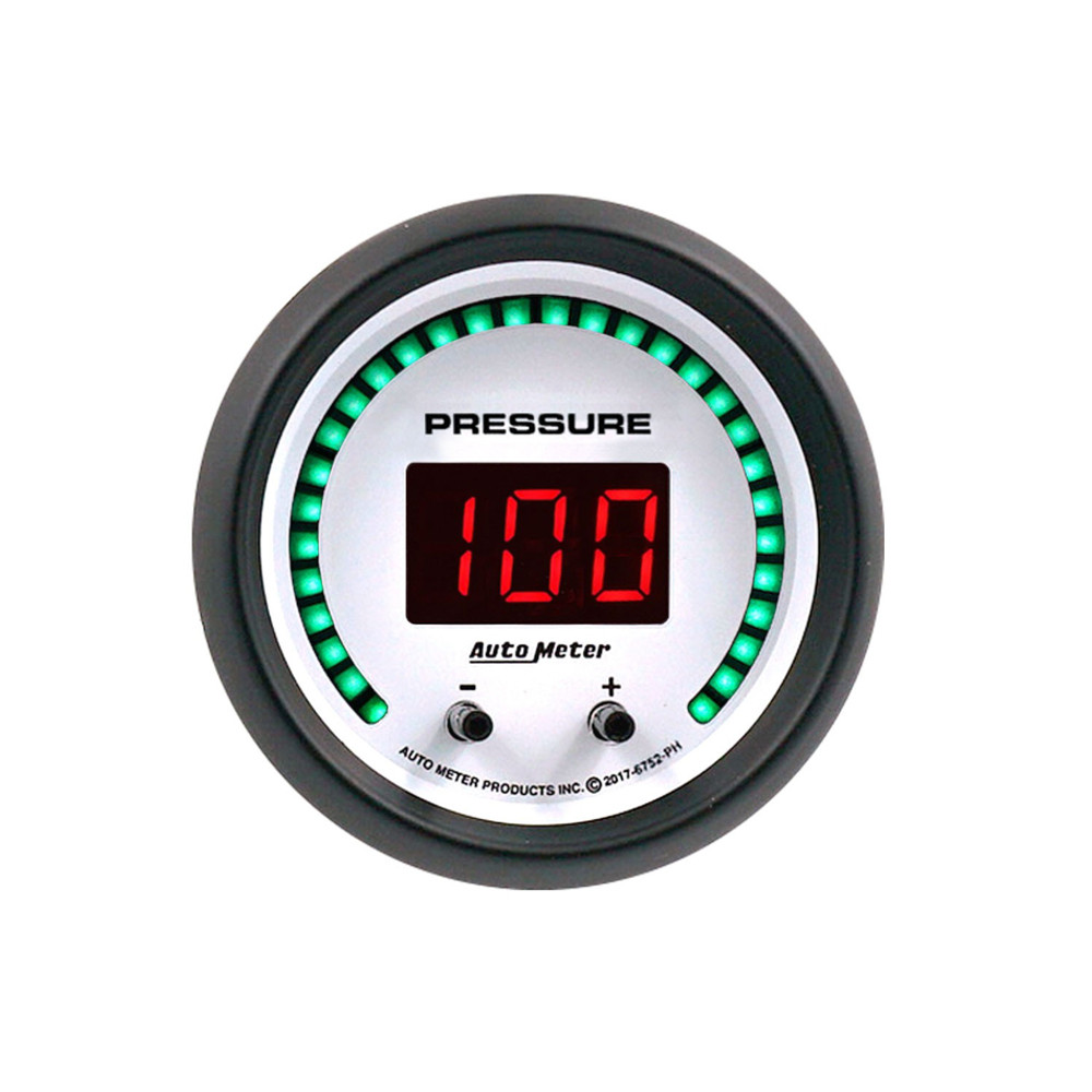 Autometer 2-1/16 Pressure Guage Elite Digital Ph Series 6752-Ph Autometer 2-1/16 Pressure Guage Elite Digital Ph Series 6752-Ph
