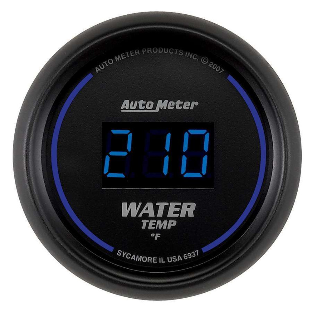 Autometer 2-1/16 Water Temp Gauge 0-340F Digital 6937 Autometer 2-1/16 Water Temp Gauge 0-340F Digital 6937
