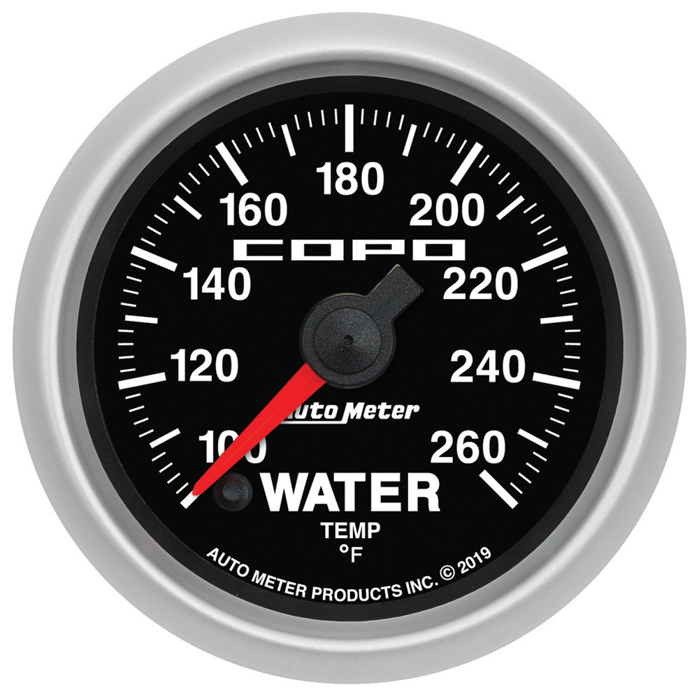 Autometer 2-1/16 Copo Water Temp Gauge 100-260 Degrees 880875
