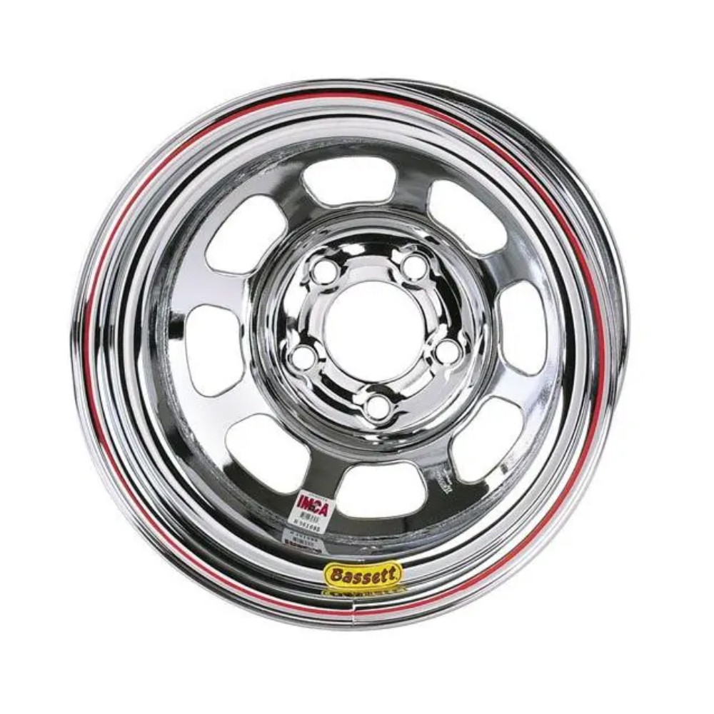 Bassett Wheel 14X7 D Hole 4X 100Mm 3In Chrome 47Sh3C