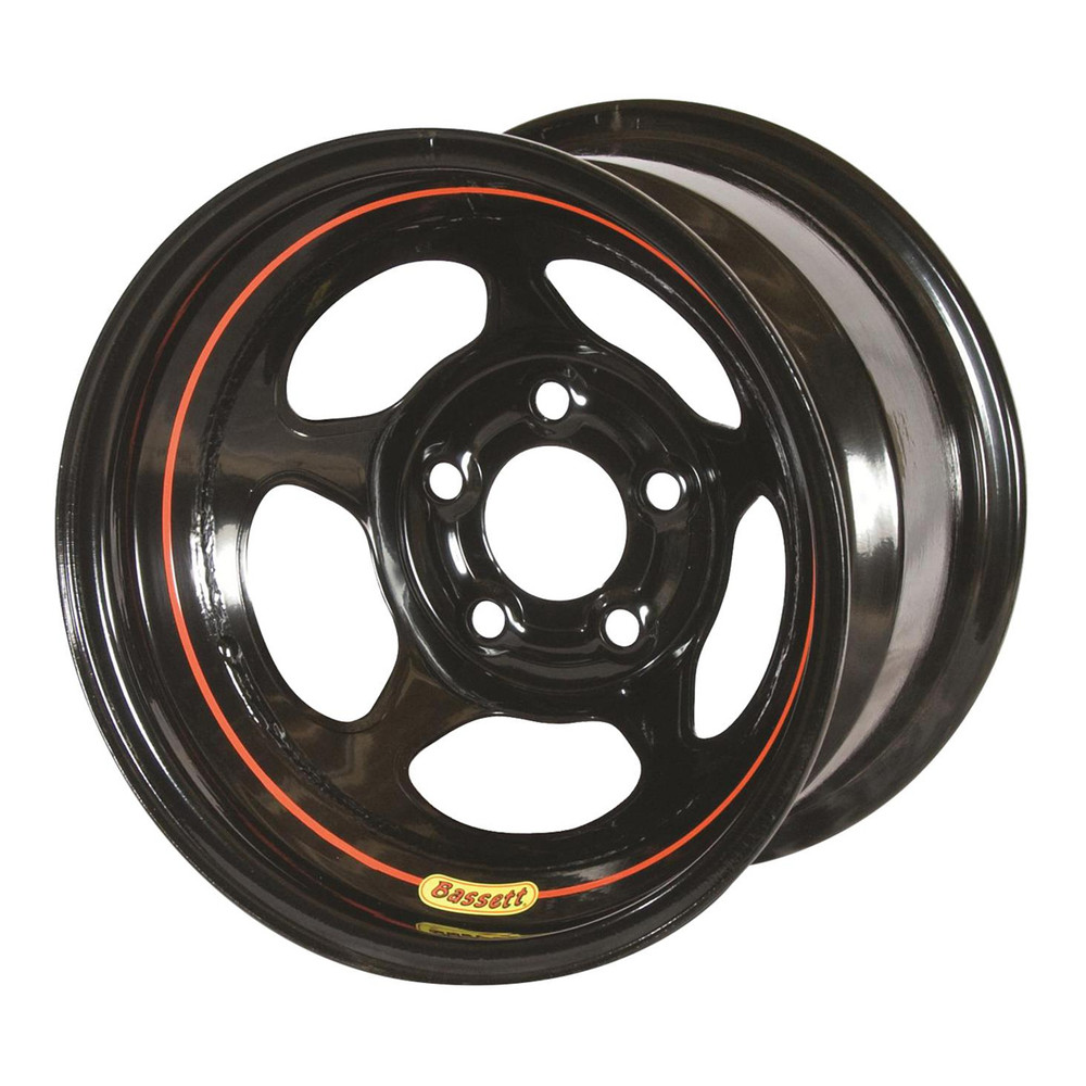 Bassett Wheel 15In X 10In 3In Bs 5X5 Blakc Inertia 50L53