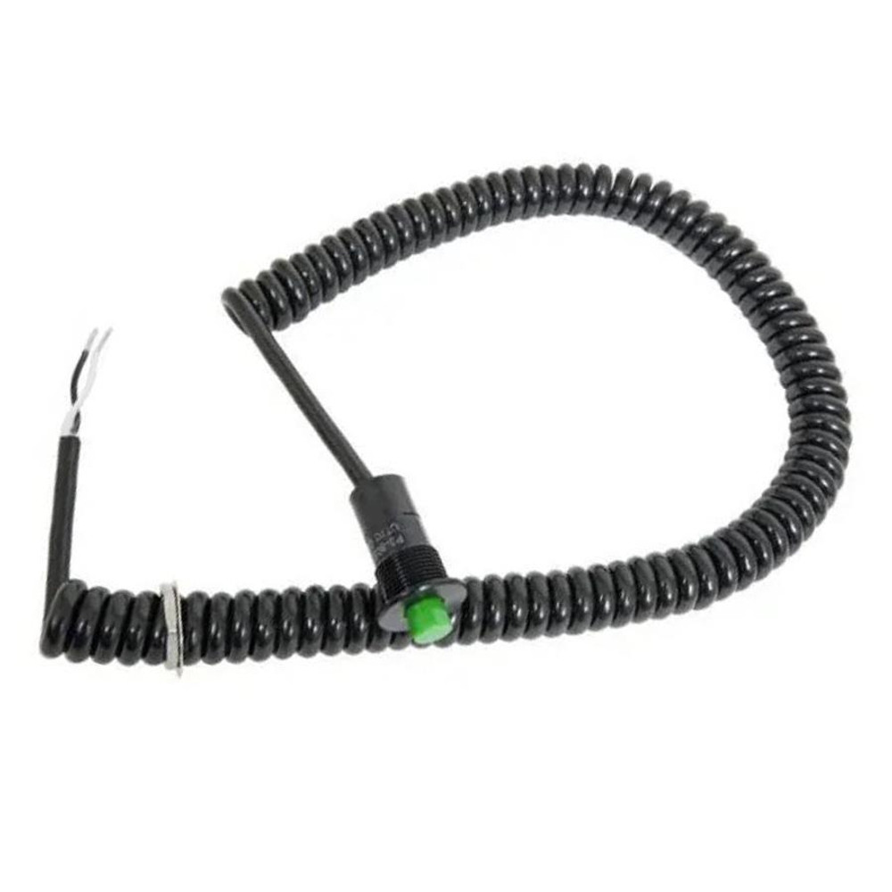 Biondo Racing Products Snap Action Button W/Cord - Green Tbb-Sa-G