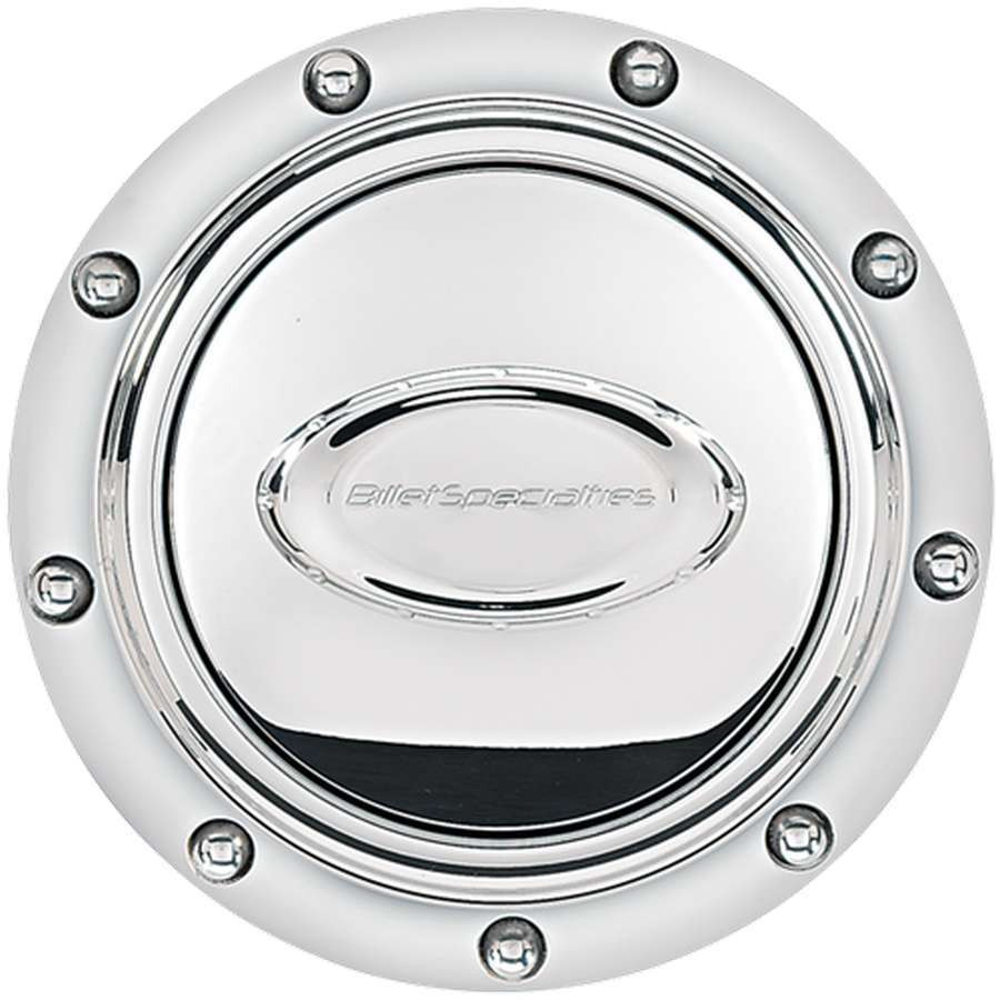Billet Specialties Horn Button Riveted Polished Logo 32710