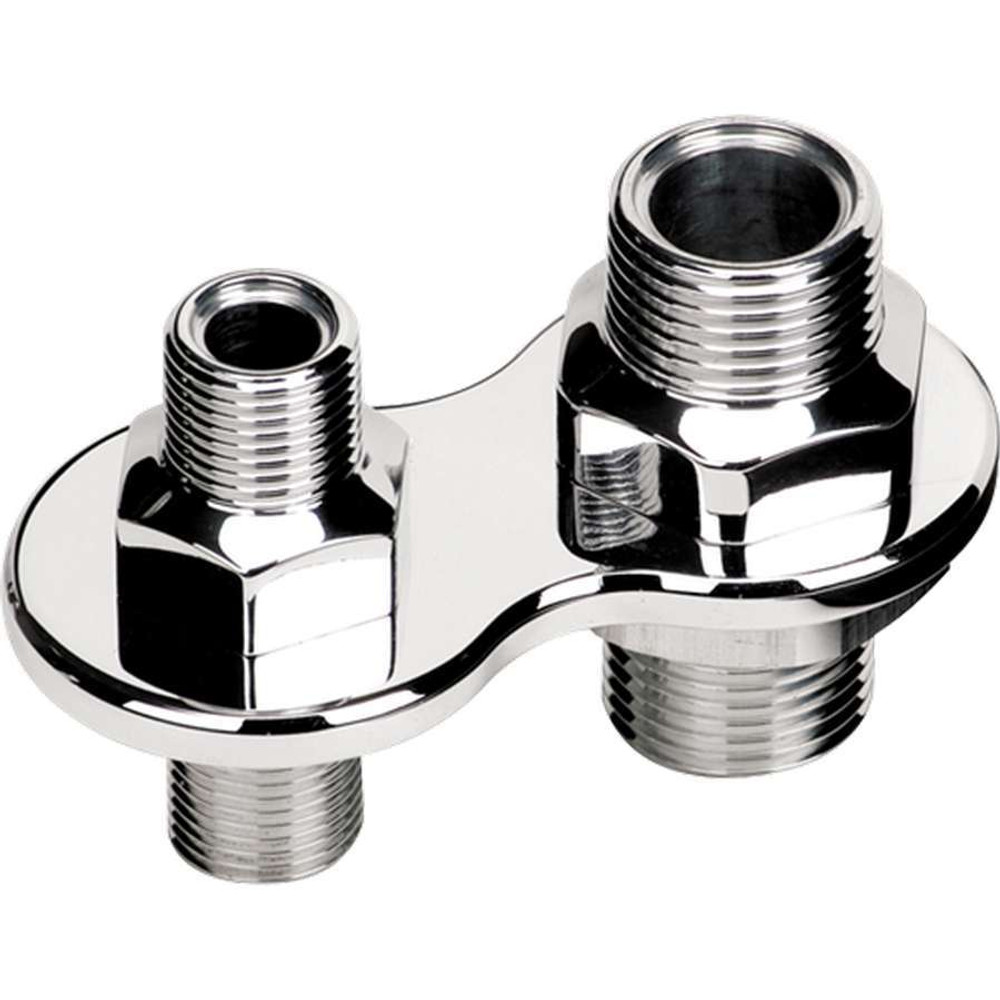 Billet Specialties A/C Bulkhead 2 Port -6  -10 66720