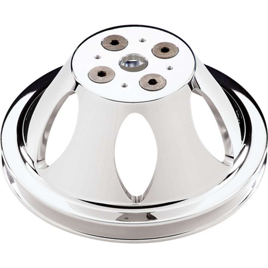 Billet Specialties Polished Bbc 1 Groove Upper Pulley 82120