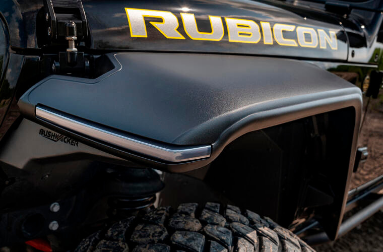 Bushwacker 18-   Jeep Wrangler Jl Fender Flare Flat 4 Pcs. 11950-07