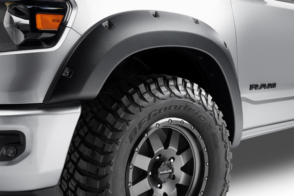 Bushwacker 19-   Ram 1500 Forge Fender Flares Black 4Pcs 58131-08