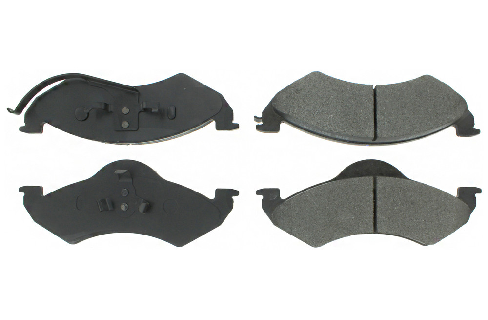 Centric Brake Parts Posi-Quiet Semi-Metallic Brake Pads With Hardwar 104.0746